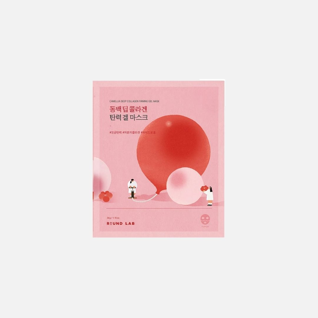 Mascarilla Gel “Camellia Deep Collagen Firming” - ROUND LAB