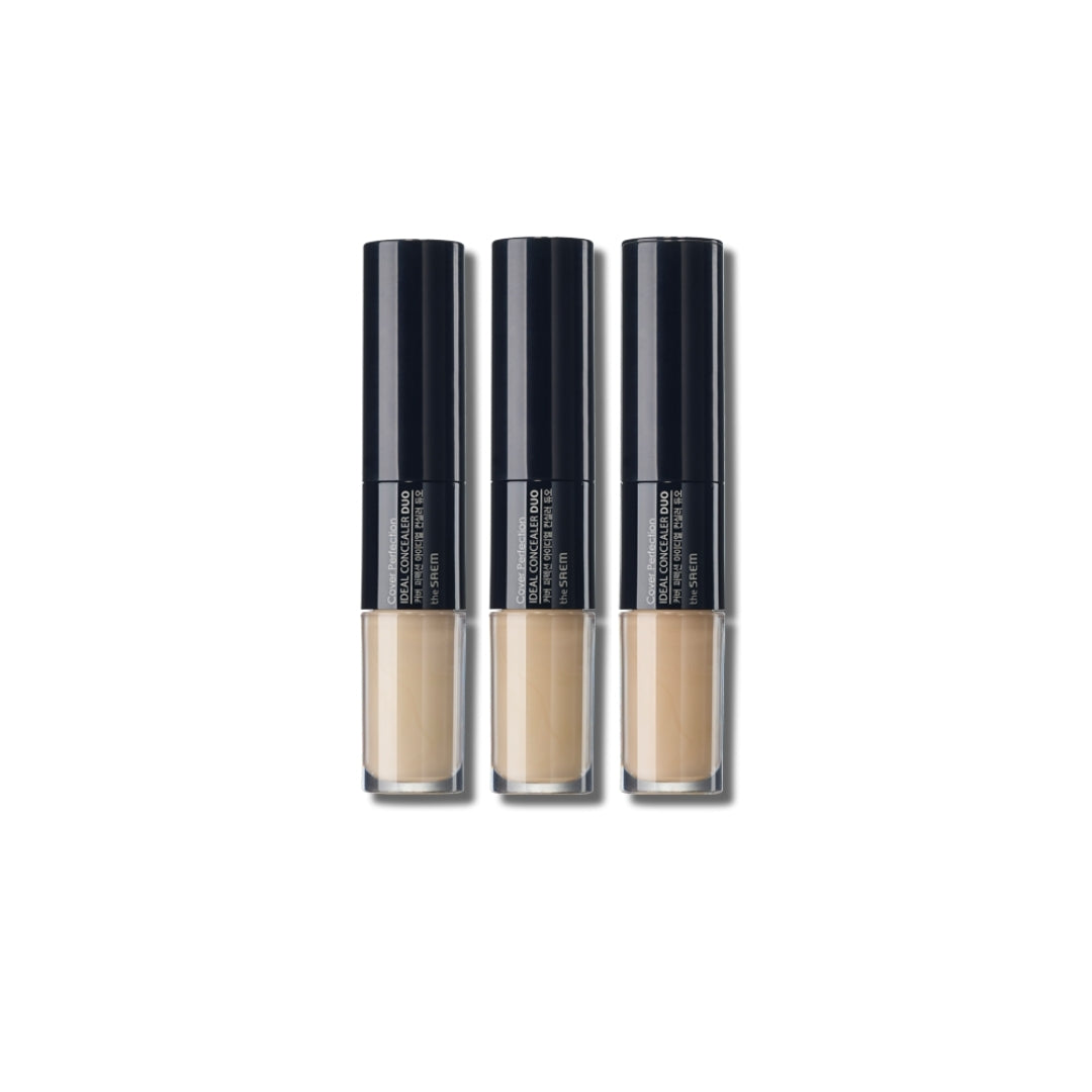 Corrector Dúo “Cover Perfection Ideal Concealer Duo” - THE SAEM
