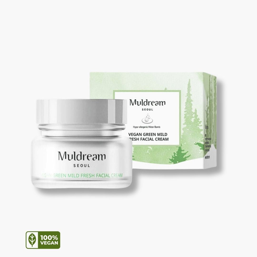 Crema Facial “Vegan Green Mild Fresh” - MULDREAM