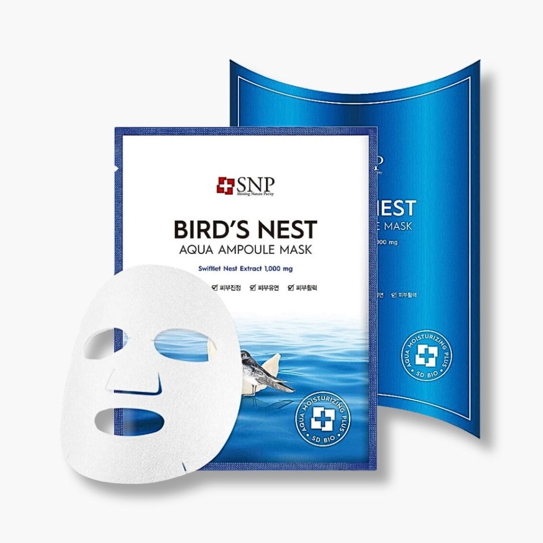 Mascarilla “Bird’s Nest Aqua Ampoule Mask” - SNP