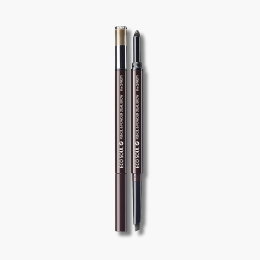 Lápiz de Cejas “Eco Soul Dual Eye Brow” - THE SAEM
