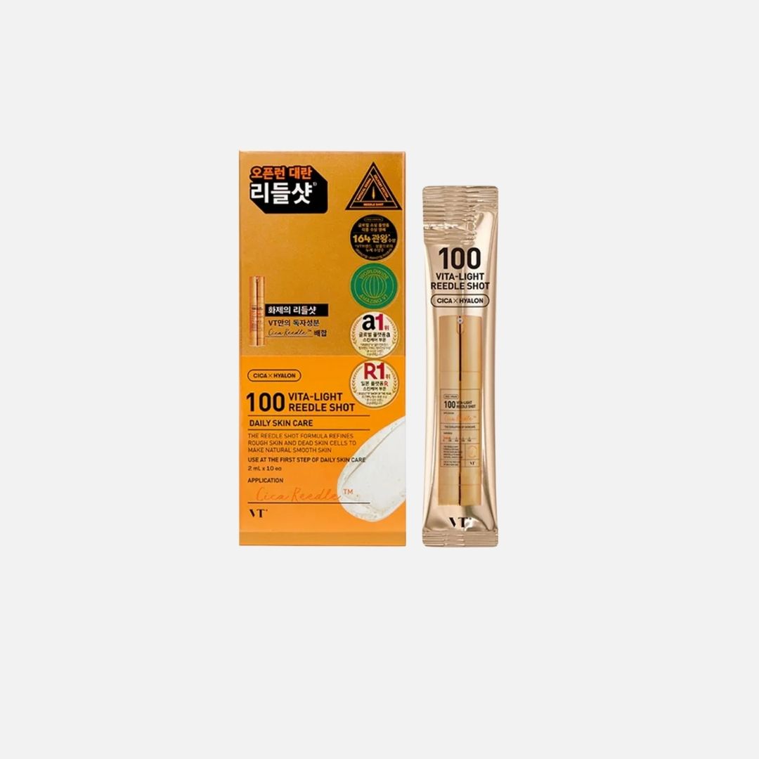 Pouch “VT 100 Vita-Light Reedle Shot” 10 unidades - VT COSMETICS