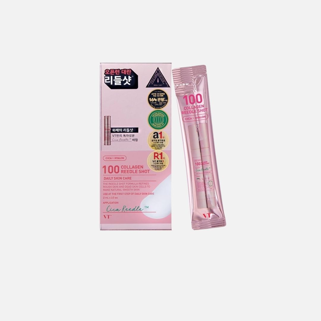 Pouch “VT 100 Collagen Reedle Shot” 10 unidades - VT COSMETICS
