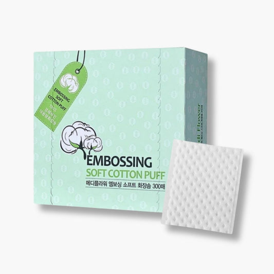 Pétalos de Algodón “Embossing Soft Cotton Puff” - MEDI FLOWER