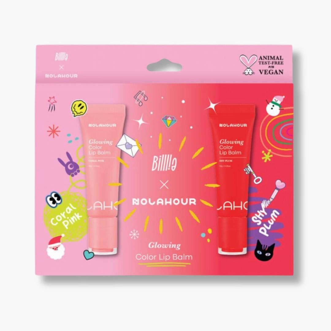 Set de Bálsamos Labiales “Glowing Color Lip Balm Cool Tone” - NOLAHOUR