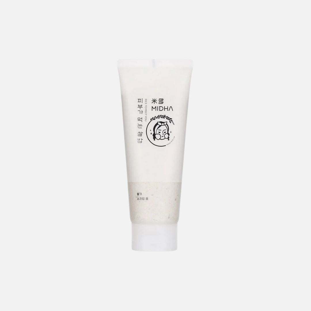 Espuma Exfoliante “Rice Bran Scrub Foam” - MIDHA
